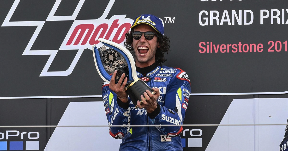 E a vitria foi da Suzuki ECSTAR no circuito de Silverstone!